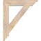 Ekena Millwork Traditional Traditional Smooth Bracket, Douglas Fir, 3 1/2"W x 22"D x 26"H BKT04X22X26TRA01SDF - alternate 4